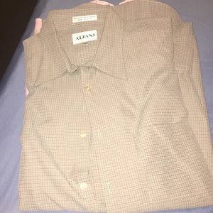 Alfani Grey Button Down Dress shirt